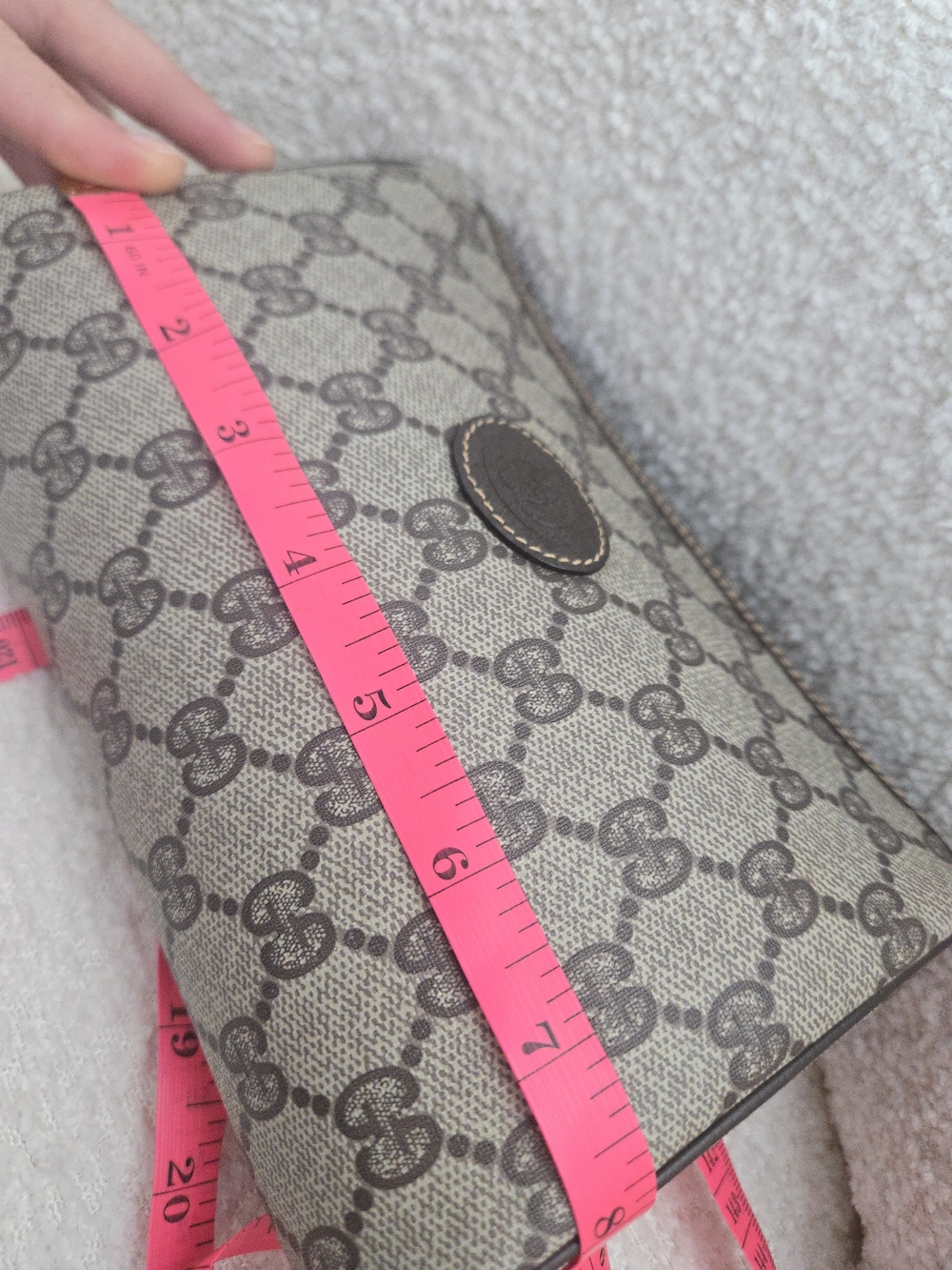 Vintage Gucci GG Monogram Cosmetic Pouch / Clutch - Picture 16 of 16